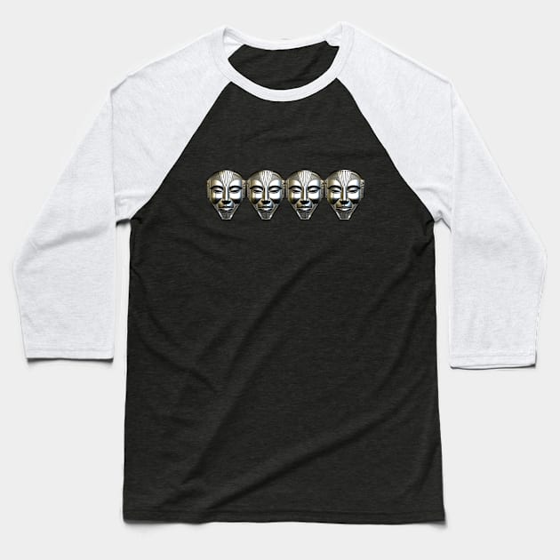 Artdeco Baseball T-Shirt by CHromatic.Blend